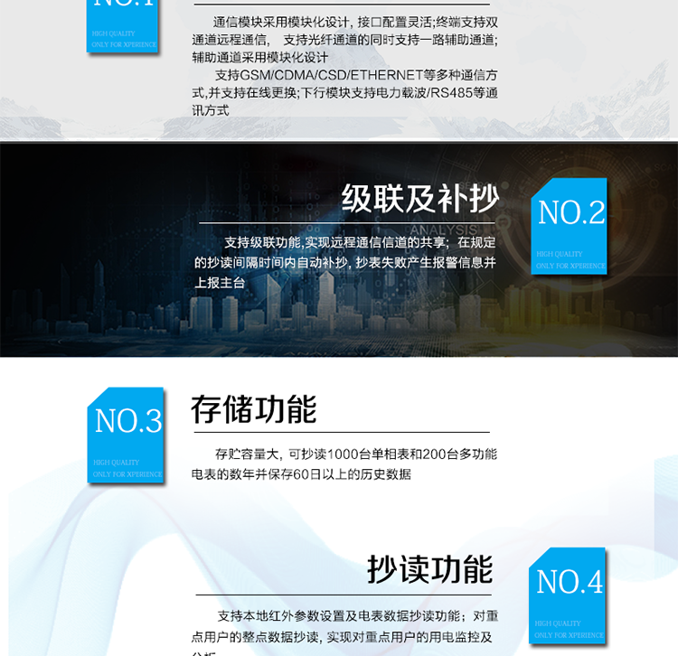 智能載波抄表集中器
       智能載波抄表集中器是完全符合《電力用戶用電信息采集系統(tǒng)功能規(guī)范》等國網(wǎng)標(biāo)準(zhǔn)，是低壓電力線集中抄表的主要設(shè)備。